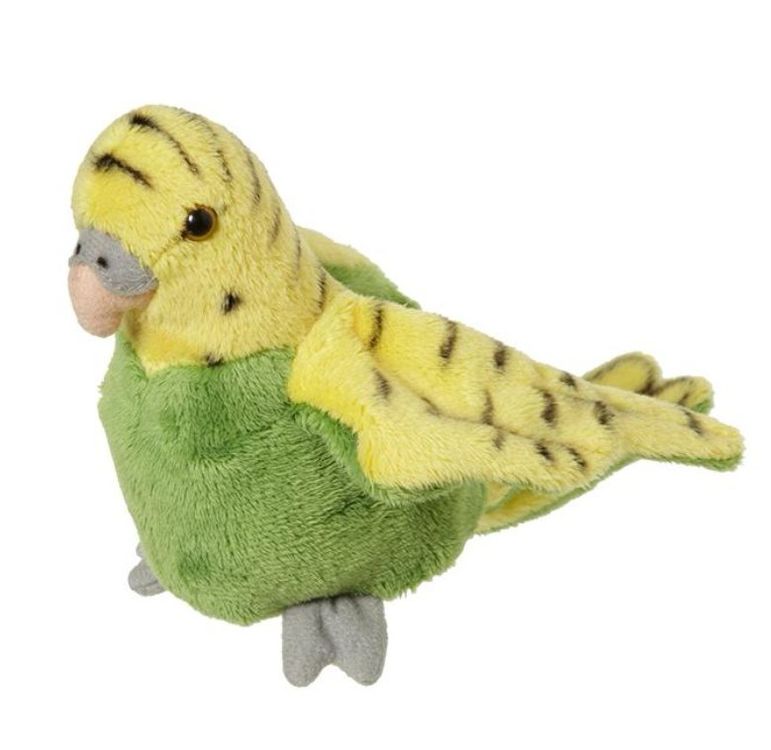 Süsser Wellensittich Plüsch gelb-grün | Kaufen auf Ricardo