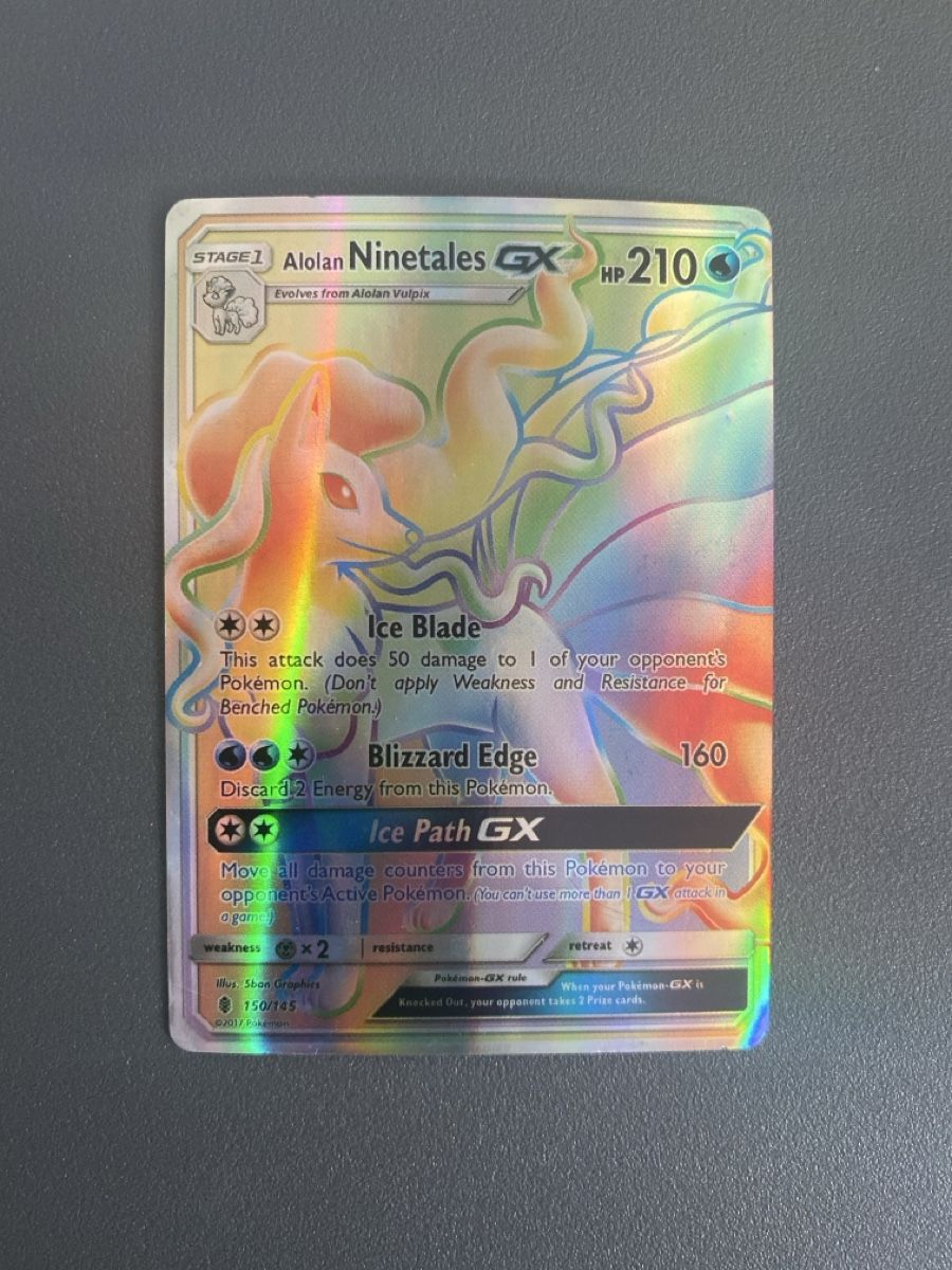 Pokémon Sammelbilder & Trading cards: Alolan Ninetales GX – Gebraucht aus Tägerig von oiluig83