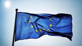 Europa-Flagge, ca. 140 x 220 cm, Baumwolle gedruckt