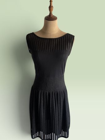 MAX&Co. Damen Kleid Gr. S | Mesh Netzoptik | Cocktailkleid