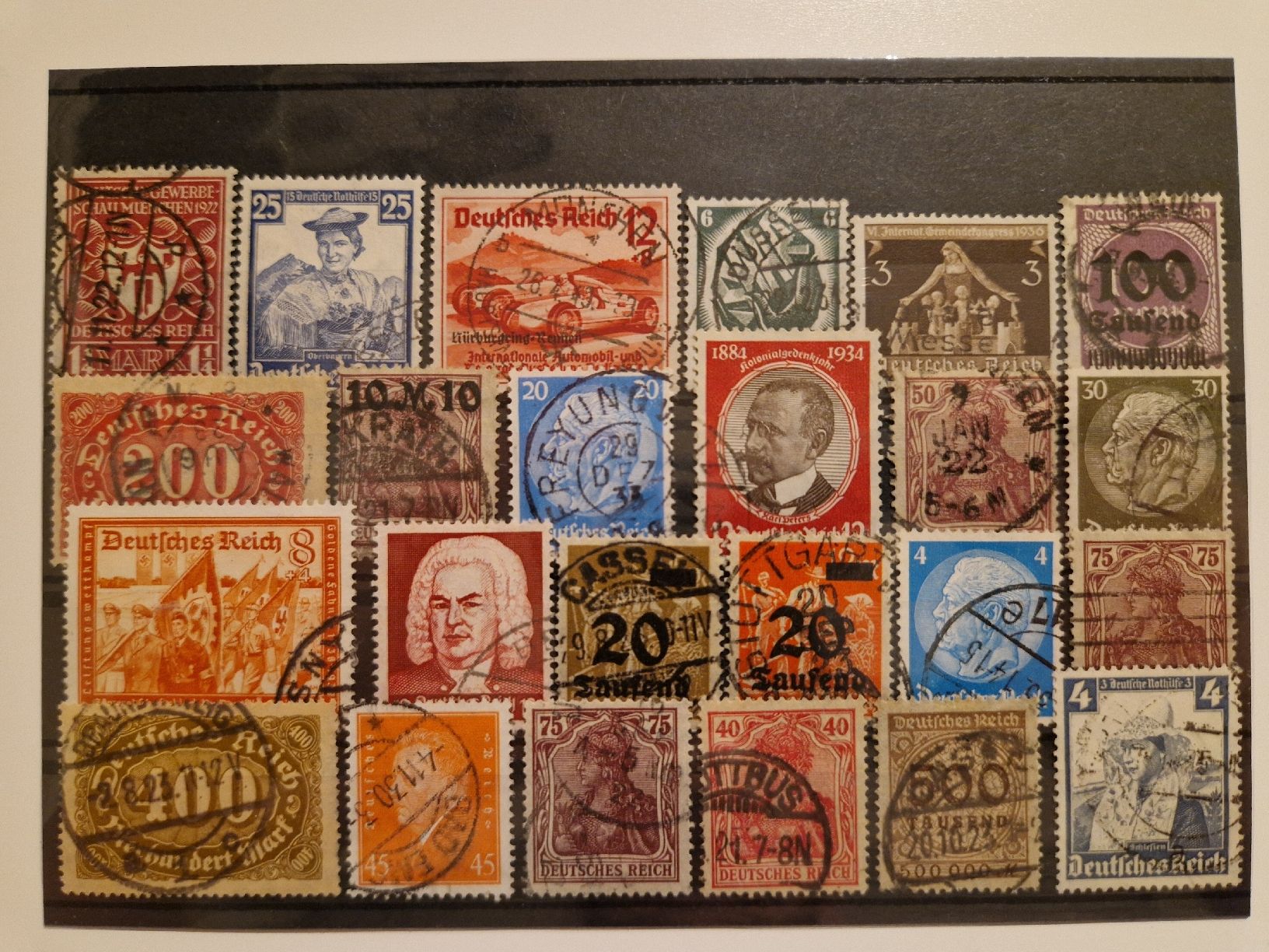 Alle Briefmarken: Deutsches Reich Briefmarken – Gebraucht aus St. Gallen von Enrico_SG