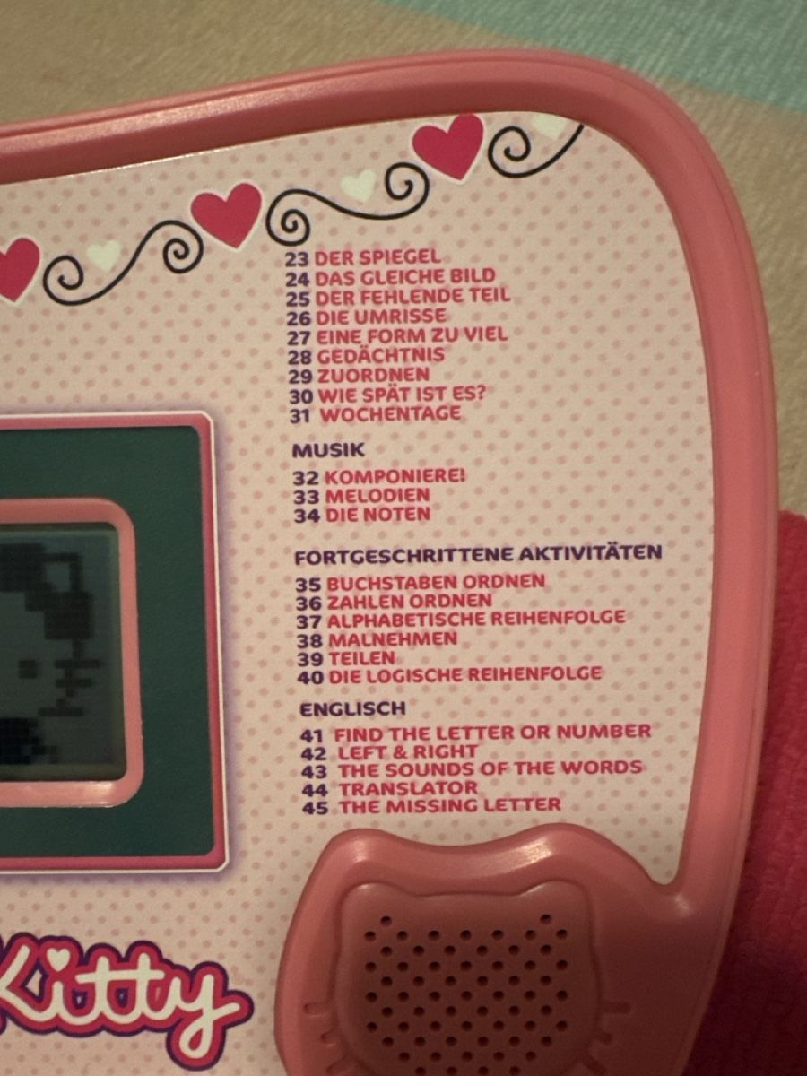 Giocattoli: Hello Kitty Spielcomputer – Usato da Baar venduto da Tasha04 3