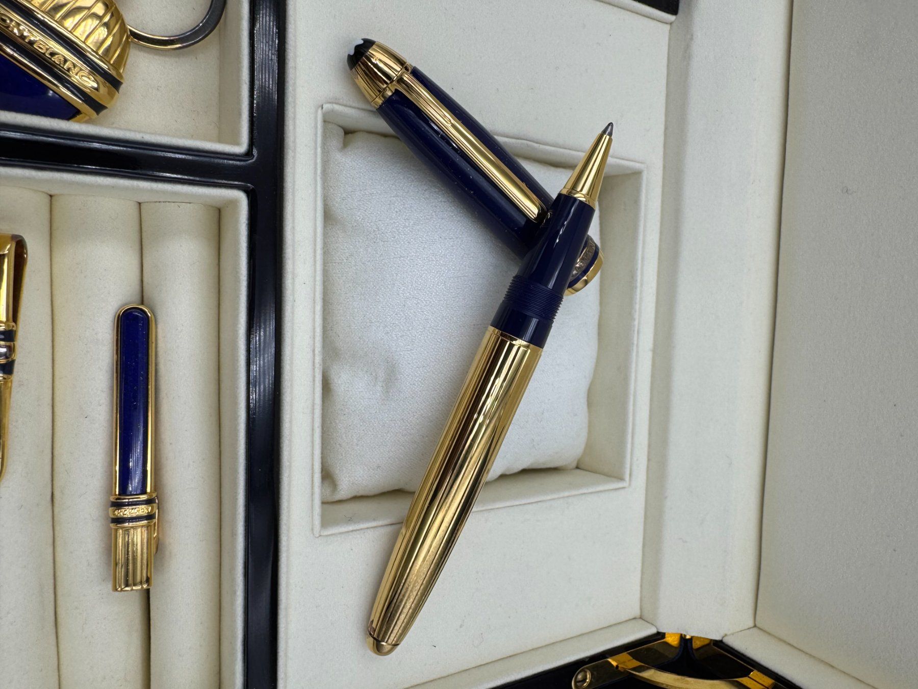 Montblanc Penna & Evidenziatori: Montblanc Solitaire Ramses II Lapislazuli  - SET – Usato da Beringen venduto da Luxinu 4