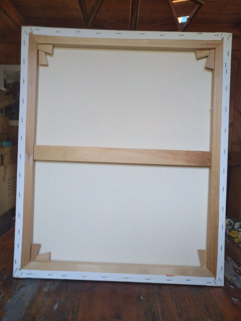 Gemälde: Gemälde Stiefmütterchen mit Pfeife 50x60cm neu – Neu (gemäss Beschreibung) aus Buckten von RolandsLiquidationen 1