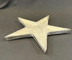 🌟Deko Stern aus Metall, silberfarben🌟