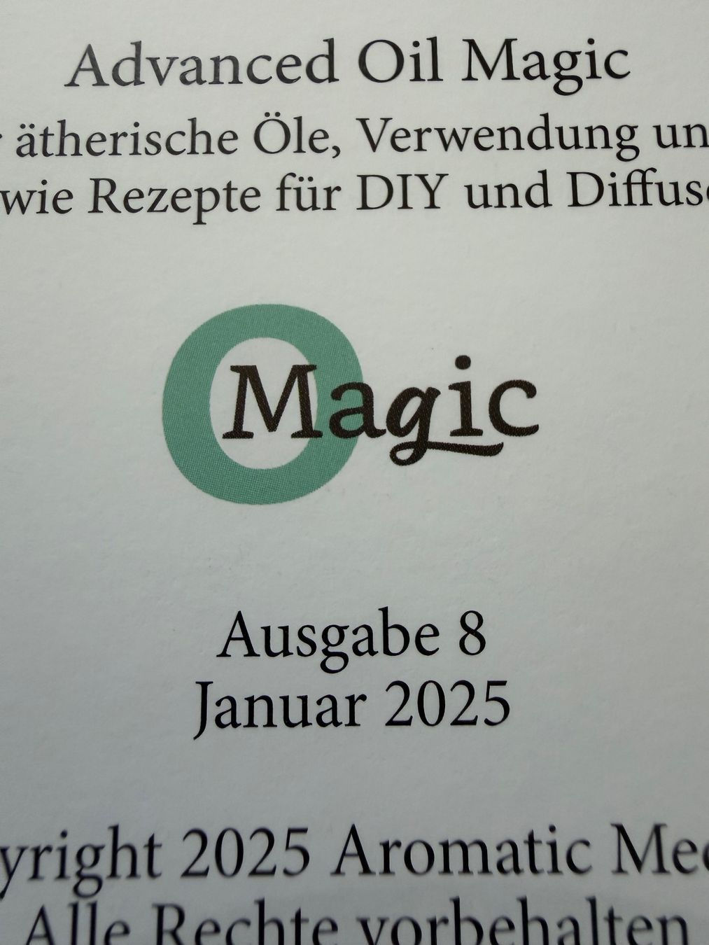 Livres: Advanced Oil Magic (Buch) – D'occasion à Uhwiesen par petra86 1