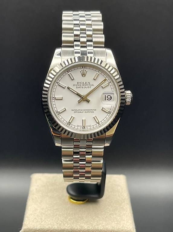 Rolex Orologi: Rolex Datejust 31 Ref.178274 Jubilee White Dial – Usato da Lugano venduto da luganotopwatches