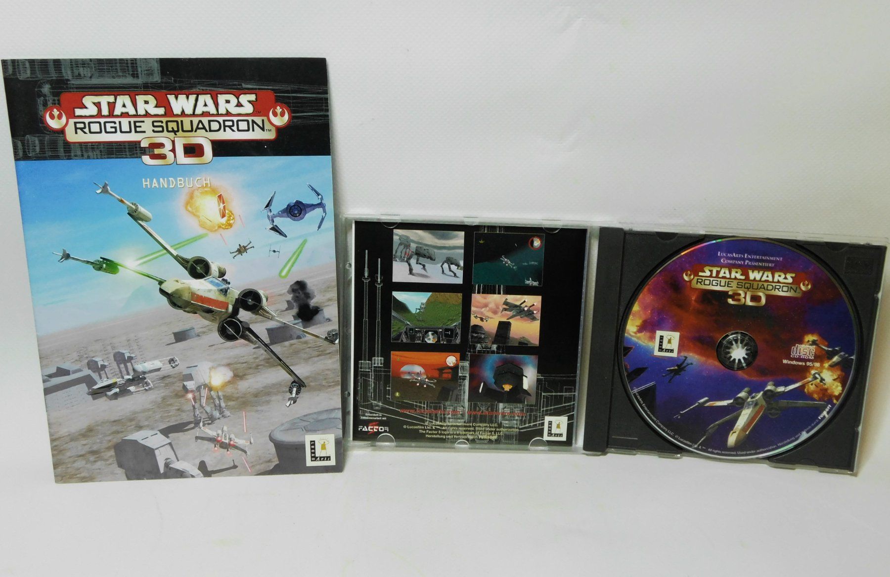 Giochi: STAR WARS ROGUE SQUADRON 3D PC CD-ROM SPIEL WINDOWS 95/98 – Usato da Emmenbrücke venduto da Neverlaand-22 2