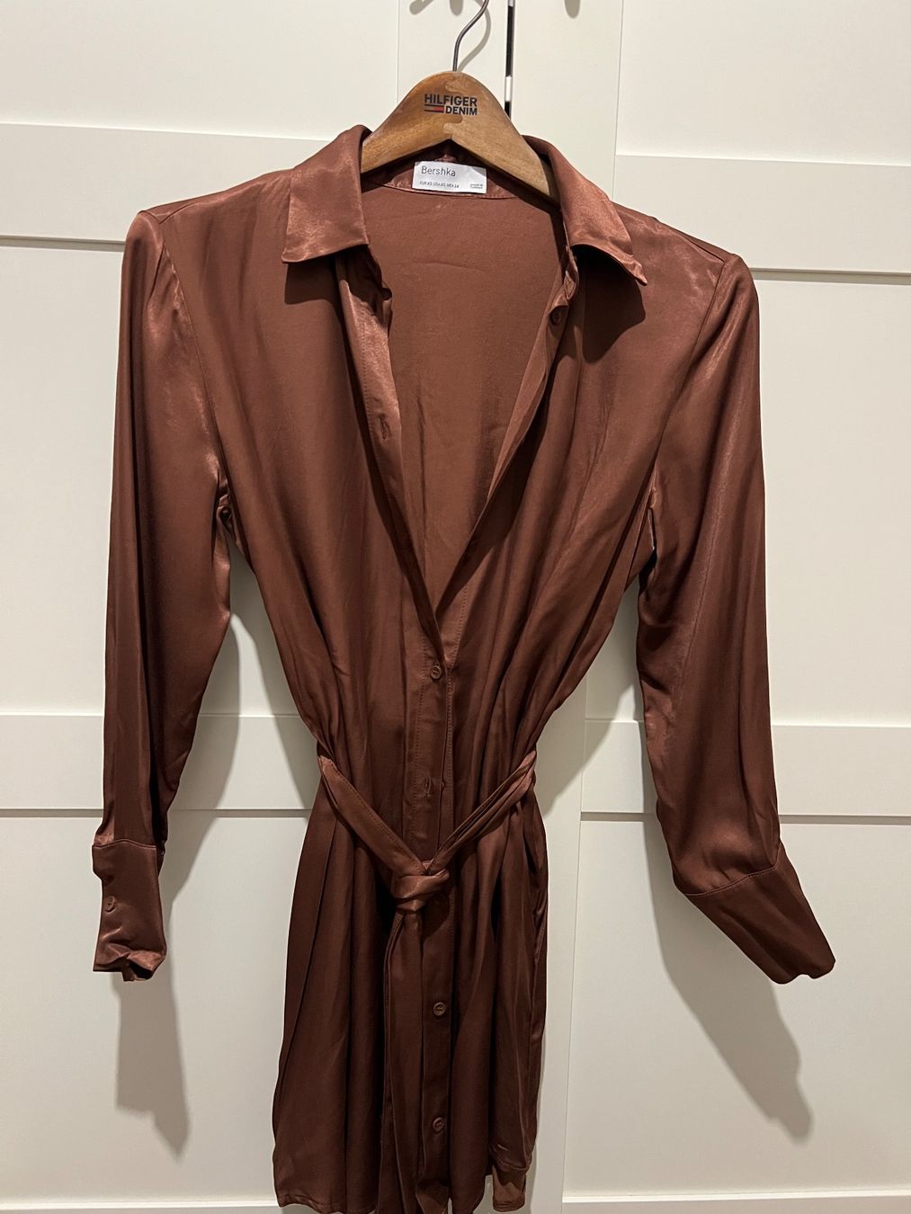 Vestiti: Satin Hemd Kleid / Hemdkleid – Nuovo (secondo la descrizione) da Wittenbach venduto da DGB_xoxo