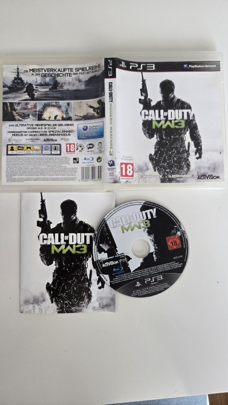 Jeu Call Of Duty Modern Warfare 3 - Version Complète Pour PlayStation 3 En Bon état