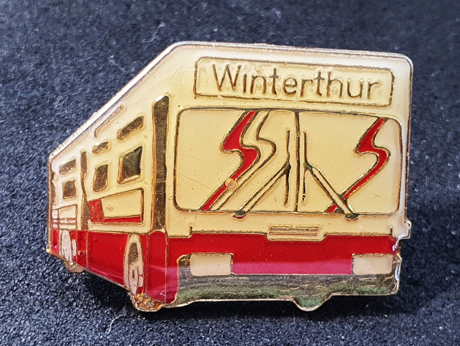 Placchette & Badge: Y650 - Pin Winterthur Bus – Usato da Reinach BL venduto da Boston-Verkauf