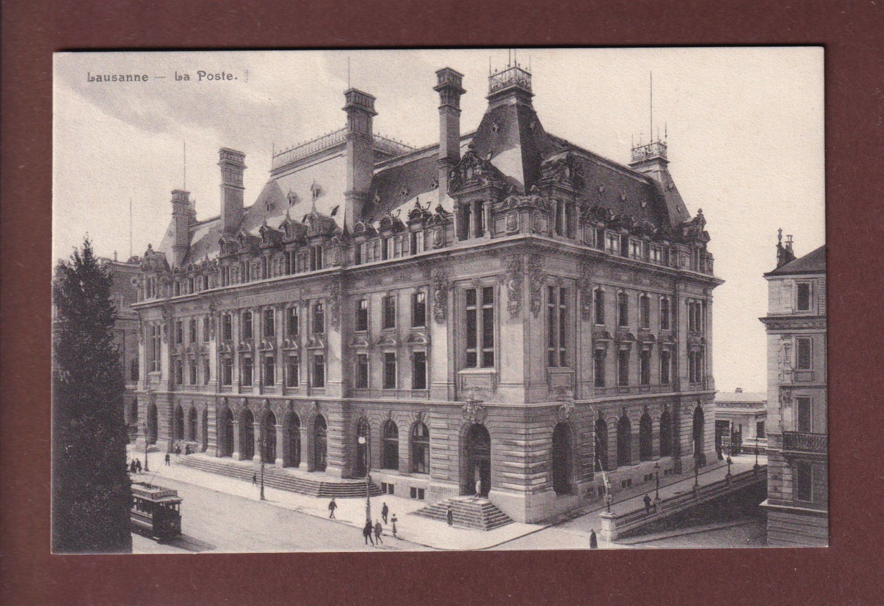 Ansichtskarten: LAUSANNE - La Poste - 1913 – Gebraucht aus Pully von nicecards