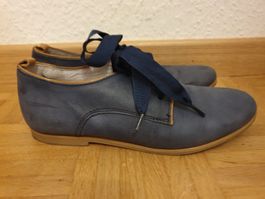 Chaussure basse à lacets, 36, cuir