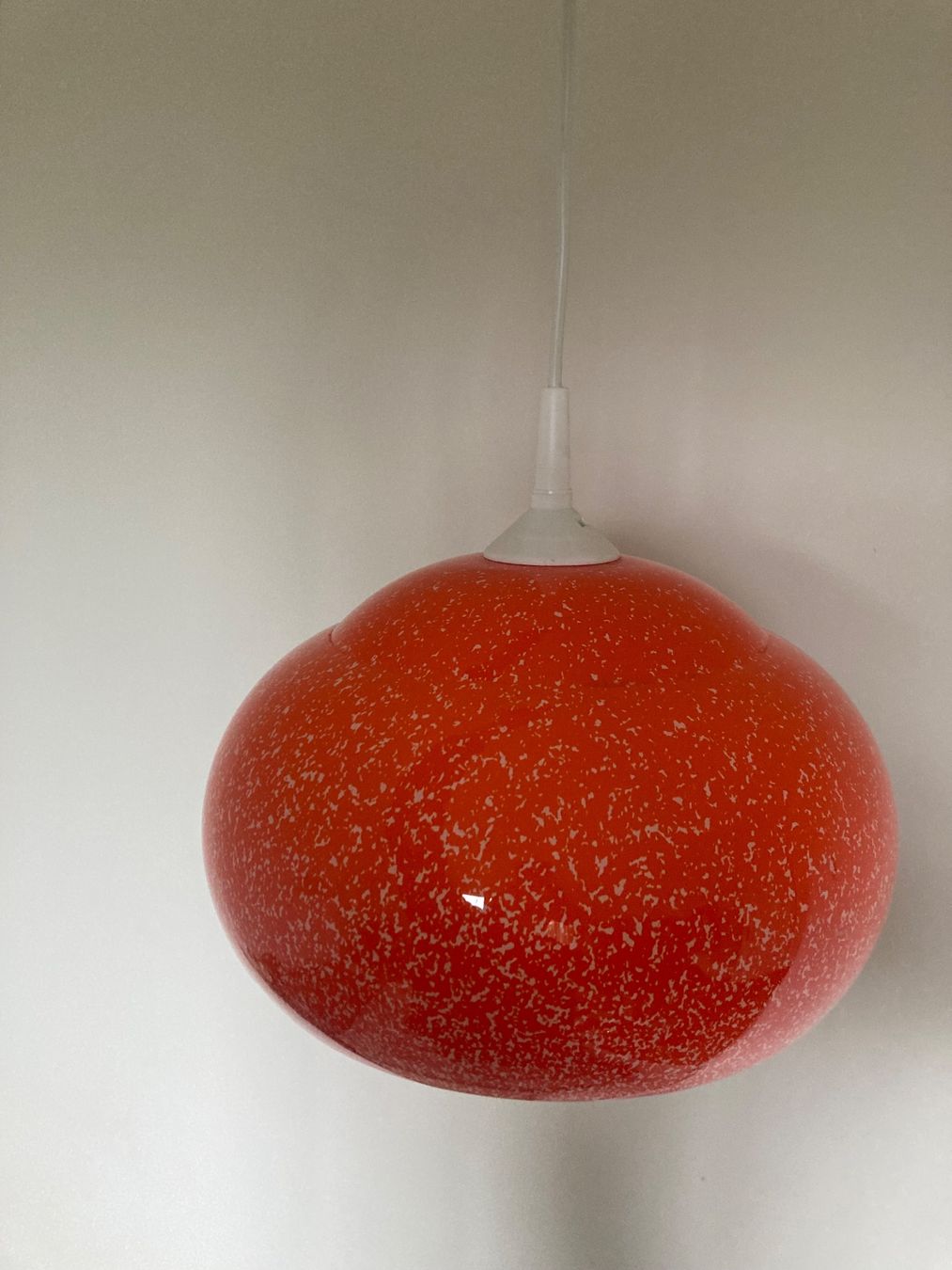 Lampadari & plafoniere: Vintage Orange Deckenlampe – Usato da Basel venduto da fischstaeblii 2