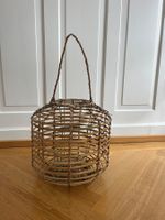 Rattan Laterne mit Griff