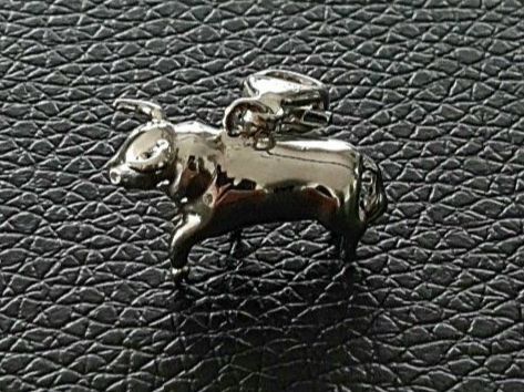 Anhänger: Charm "Stier" Silber 925 - Sternzeichen / Amulett - Neu – Neu und originalverpackt aus Uetikon am See von Coralreef 1