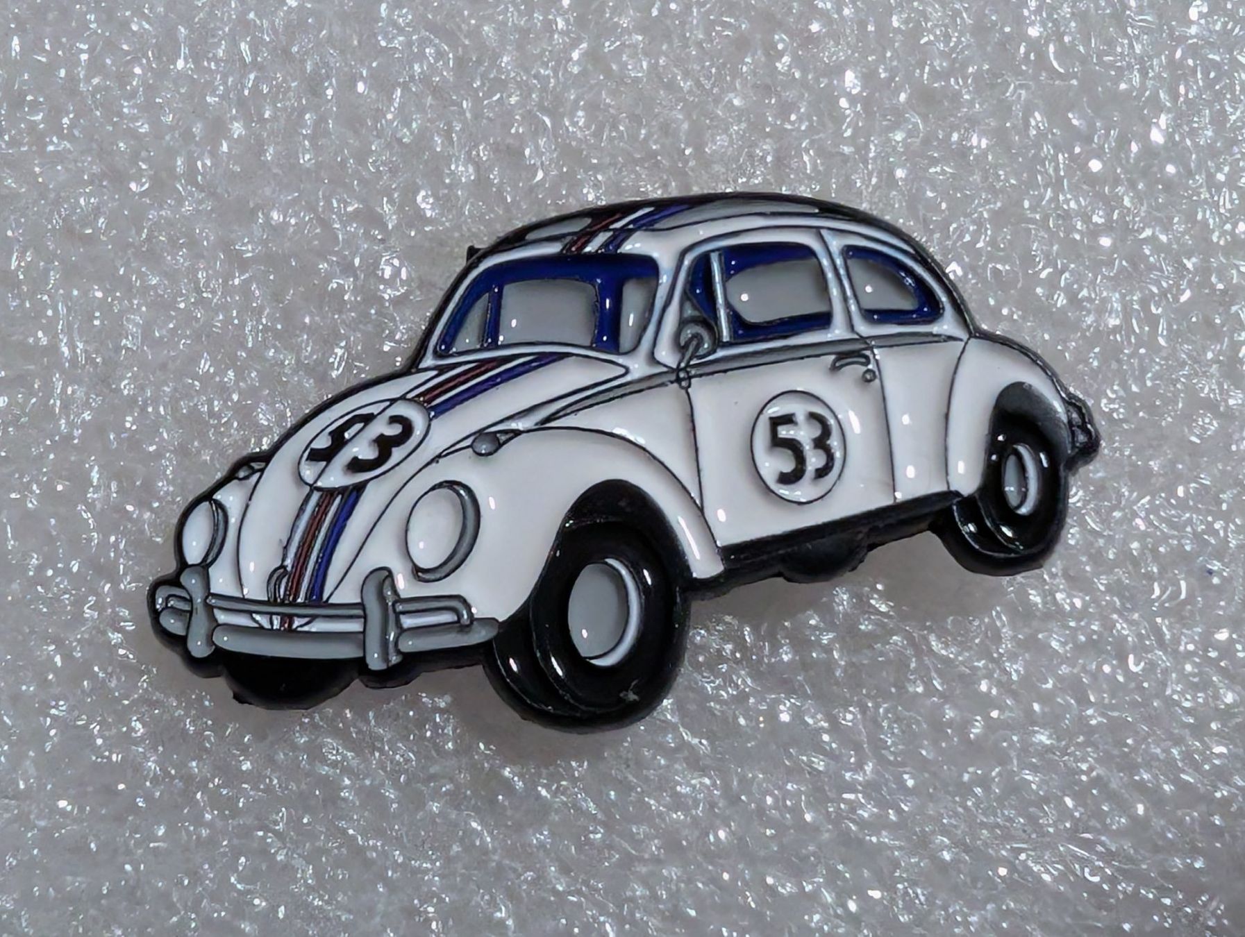 Placchette & Badge: Ansteckpin 273: Auto VW Käfer Herbie – Usato da Oppligen venduto da Pin-Fall-Shop
