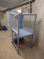 Absaugkabine mit Ventilator, neuwertig