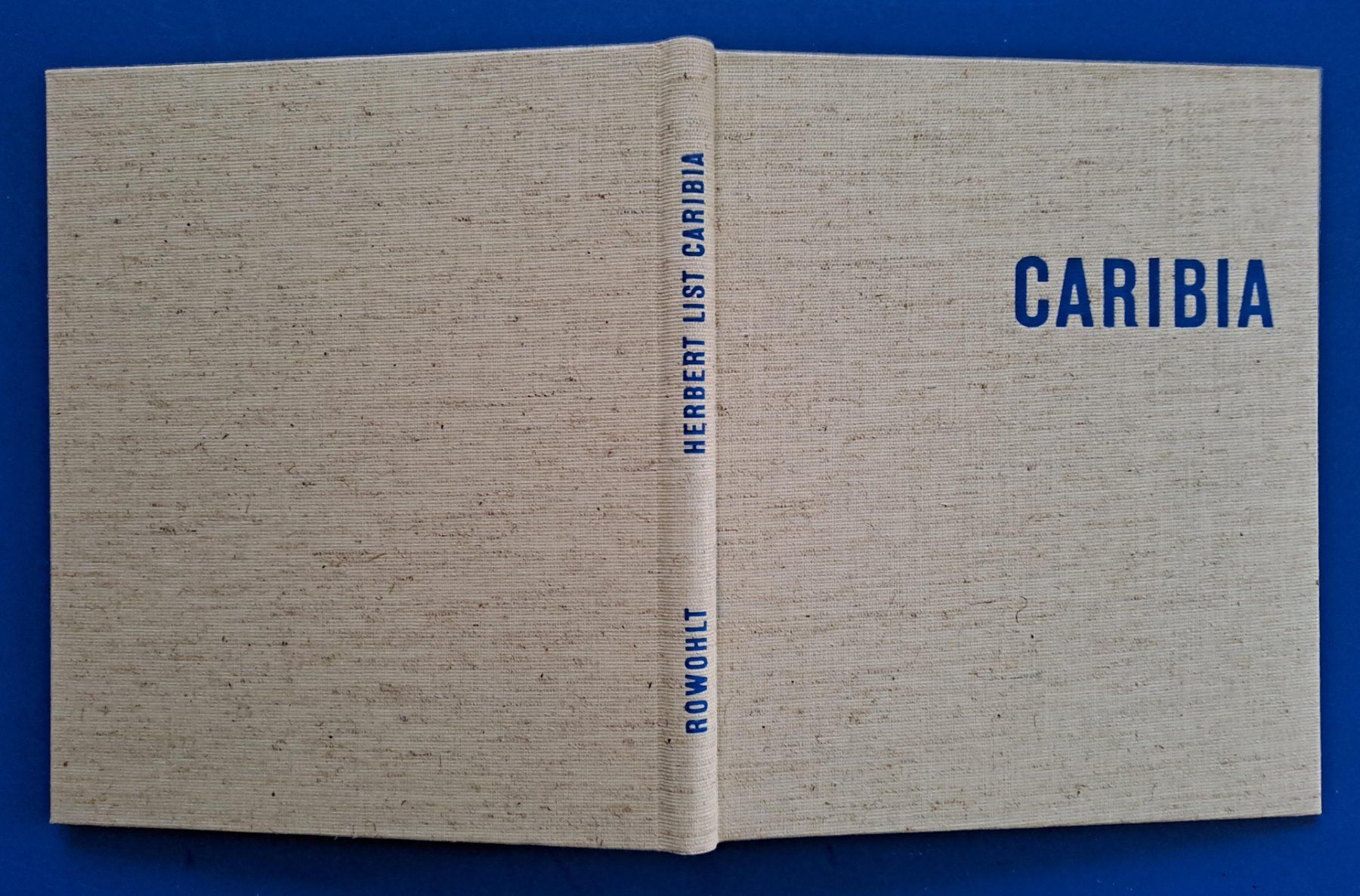 Libri: HERBERT LIST: CARIBIA. EA 1958. Ein photograph. Skizzenbuch. – Usato da Zürich venduto da archiphil 1