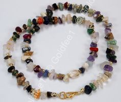 Multicolor Edelsteinkette ca. 44.5cm