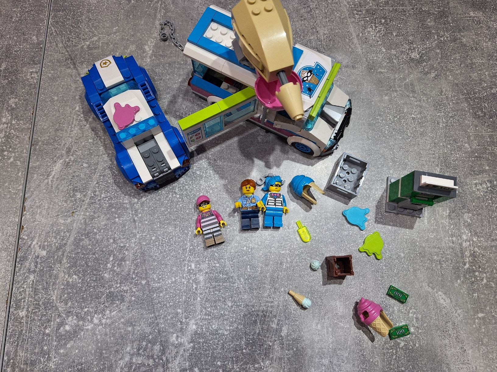 Lego Giocattoli: Lego 60314 Eiswagen Verfolgungsjagd – Usato da Egerkingen venduto da Niceli1 3