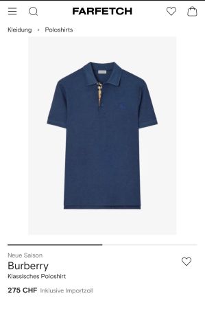 Burberry Poloshirt G S