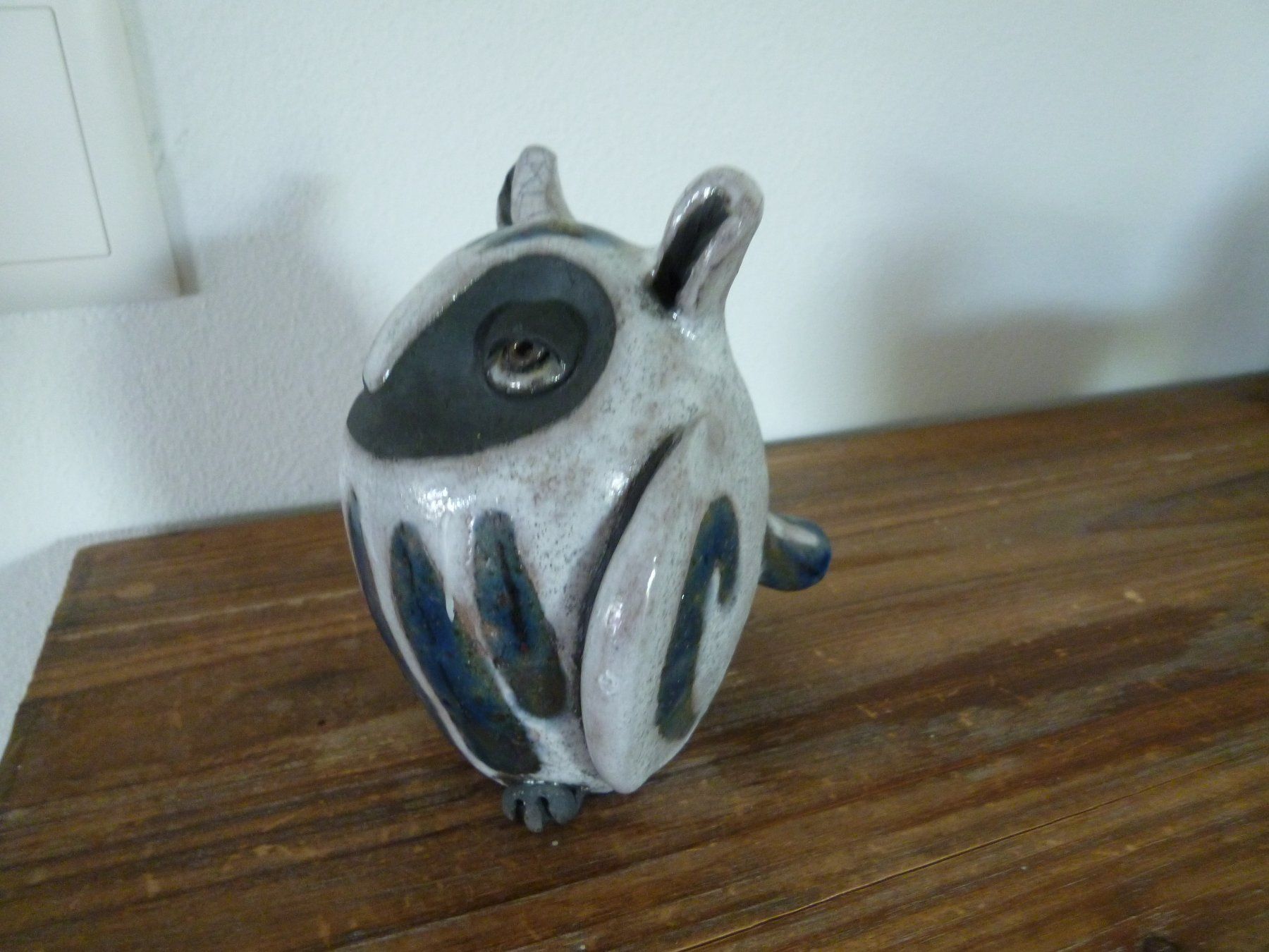 Statuette: Keramikfigur  EULE  dekoratives Sammlerstück  DEKO – Usato da Dättlikon venduto da Mamakuga 6
