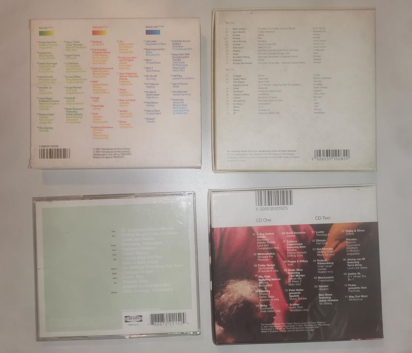 CD: 4 Renaissance Compilations, Progressive House – Usato da Zürich venduto da grindhouse 1