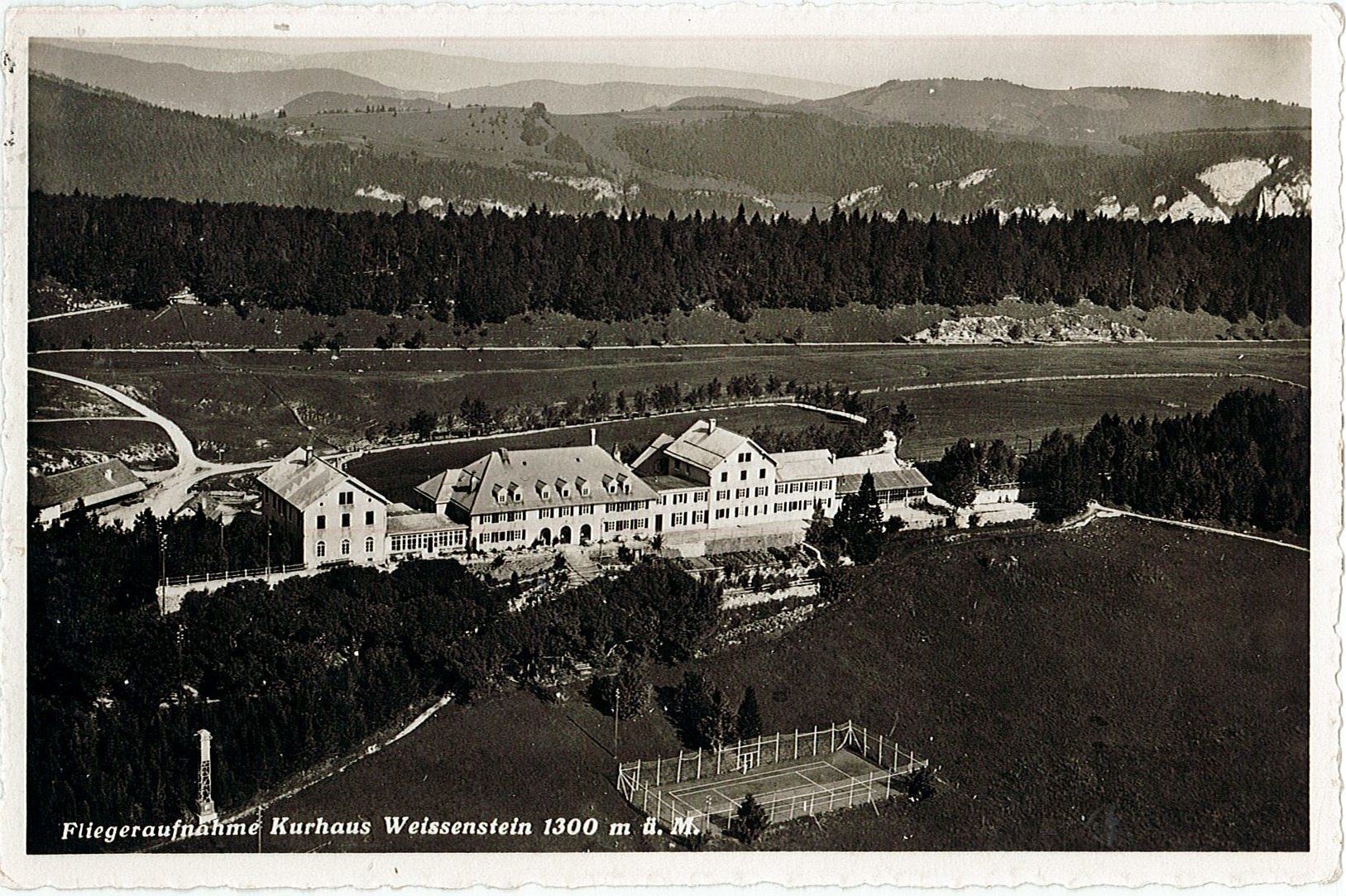 Cartoline postali: SO 80 Kurhaus WEISSENSTEIN Fliegerbild – Usato da Fribourg venduto da philafri