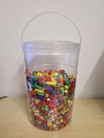 XXL-Perlenmischung mit Eimer, bunt,  ca.1 kg