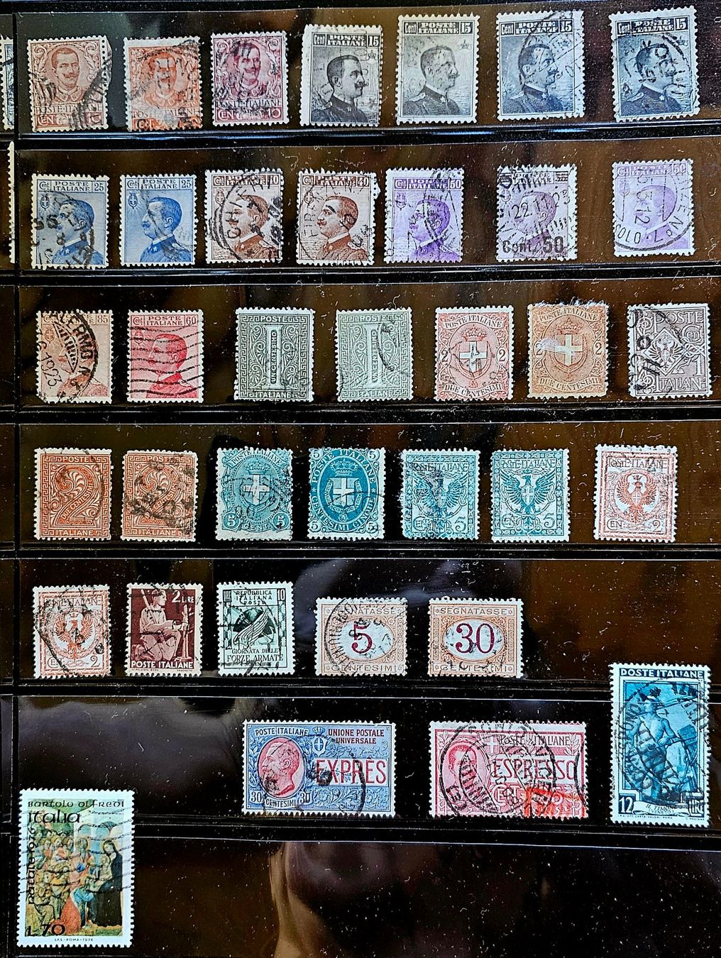 Alle Briefmarken: ITALIEN  - alte Briefmarken – Gebraucht aus Les Valettes von Nuba1
