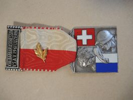 1961 Schützenfest Auszeichnung Medaille Kranz Luzern