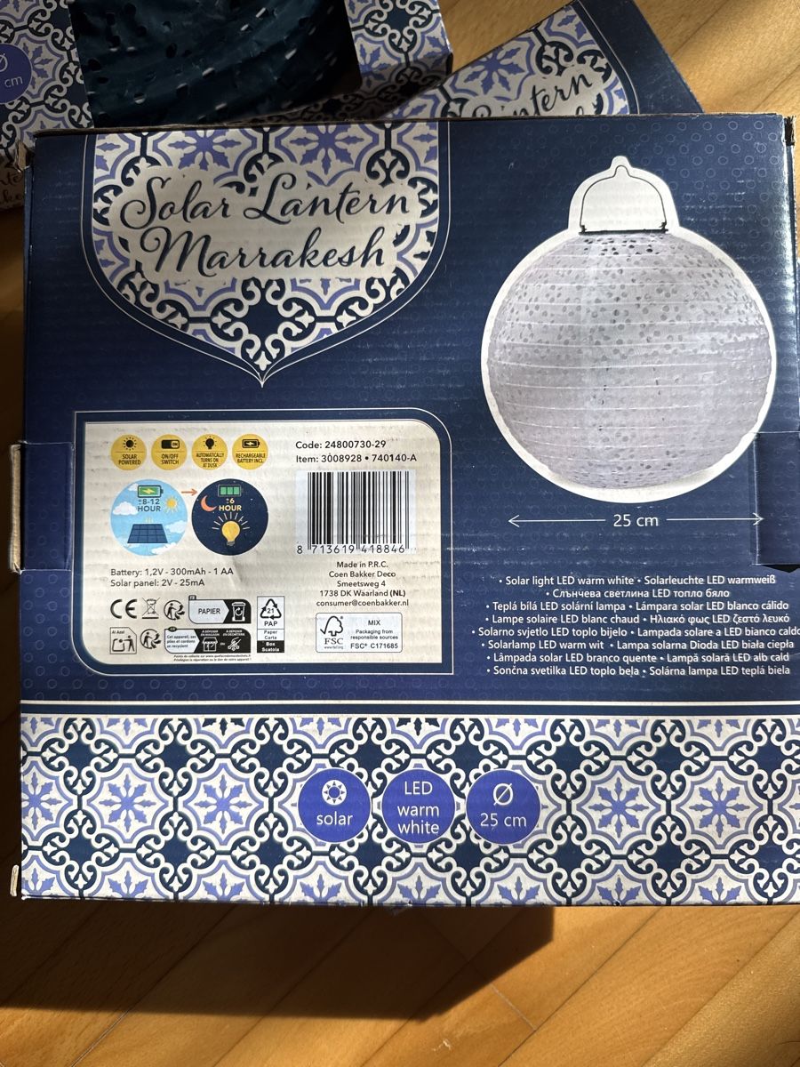 Lampade: 3 Solarlampen Neu  – Nuovo e nell'imballaggio originale da Winkel venduto da _OachKatzerl_ 1