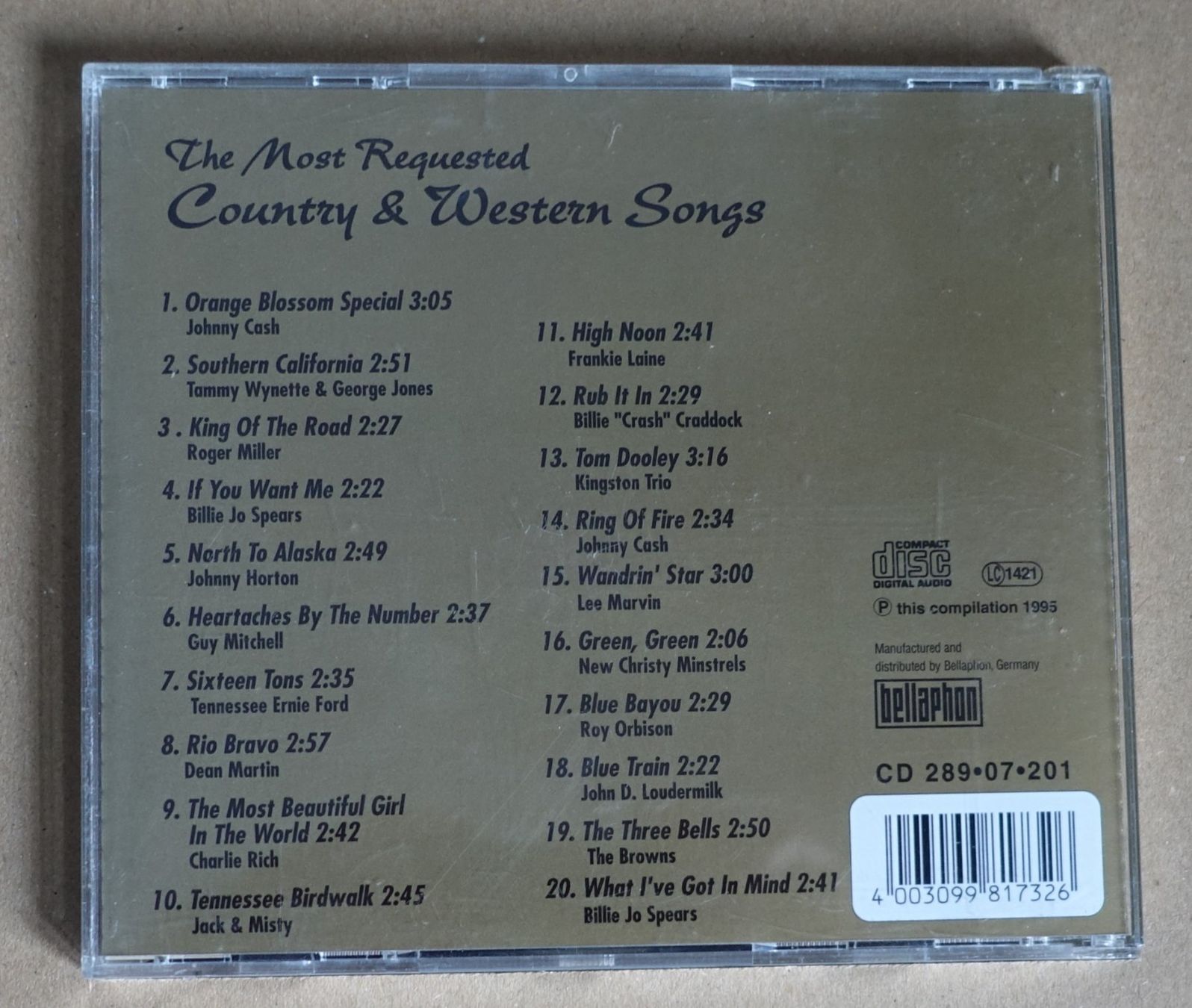 CDs: The Most Requested Country & Western Songs - D11 – Gebraucht aus Sessa von discoverymedia 1