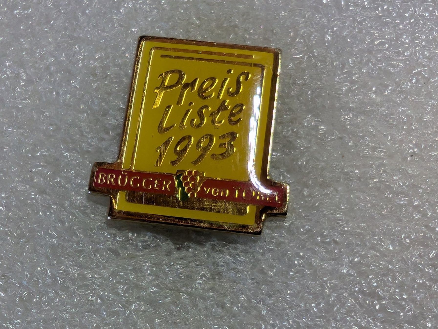 Placchette & Badge: Ansteckpin 125: Brügger – Usato da Oppligen venduto da Pin-Fall-Shop