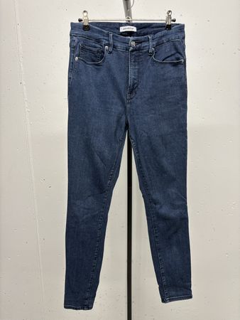 Good American Jeans Gr. 29 Skinny Dunkelblau high waist