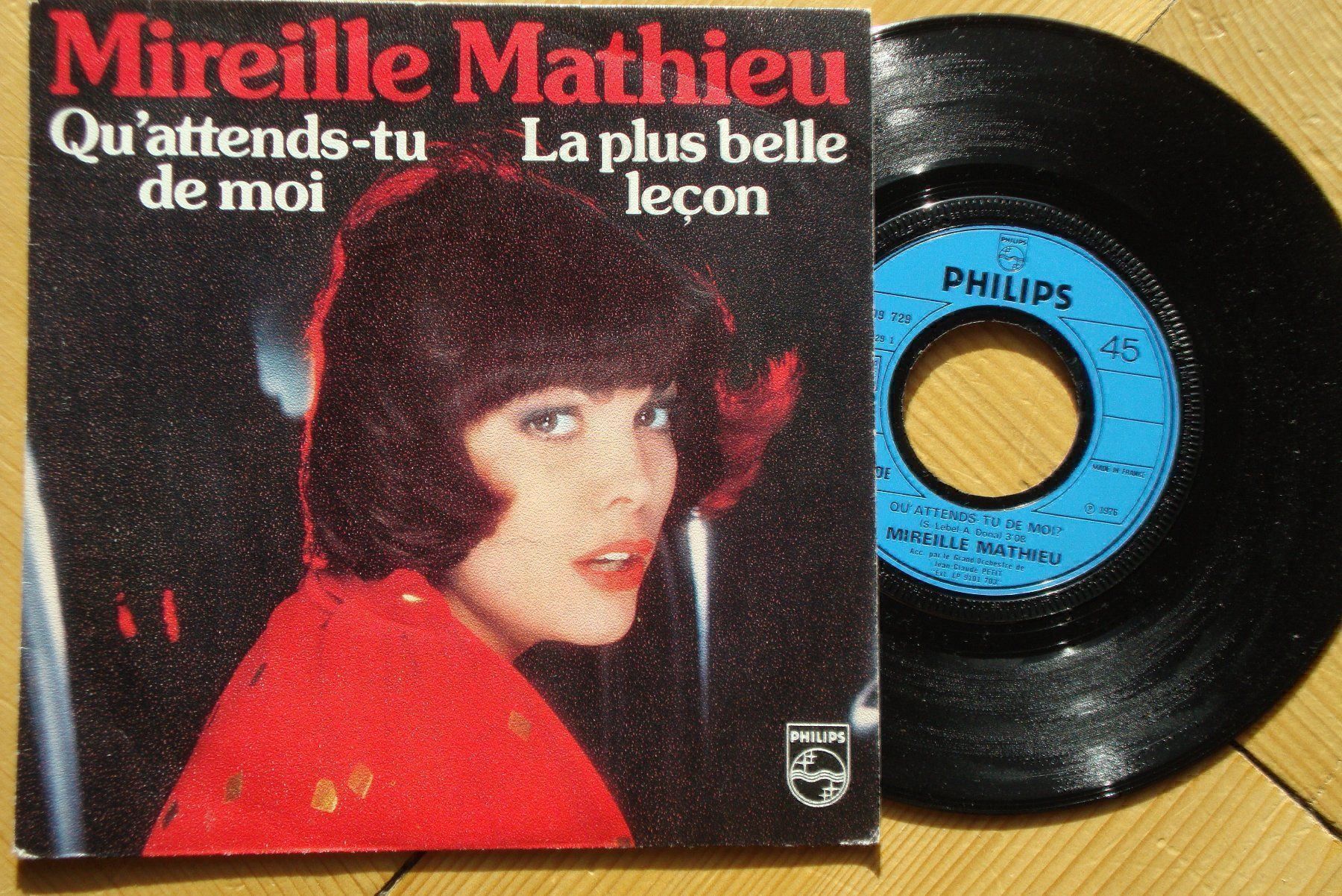 Schallplatten: MIREILLE MATHIEU - QU'ATTENDS-TU DE MOI – Gebraucht aus Bern von Uli_10_11