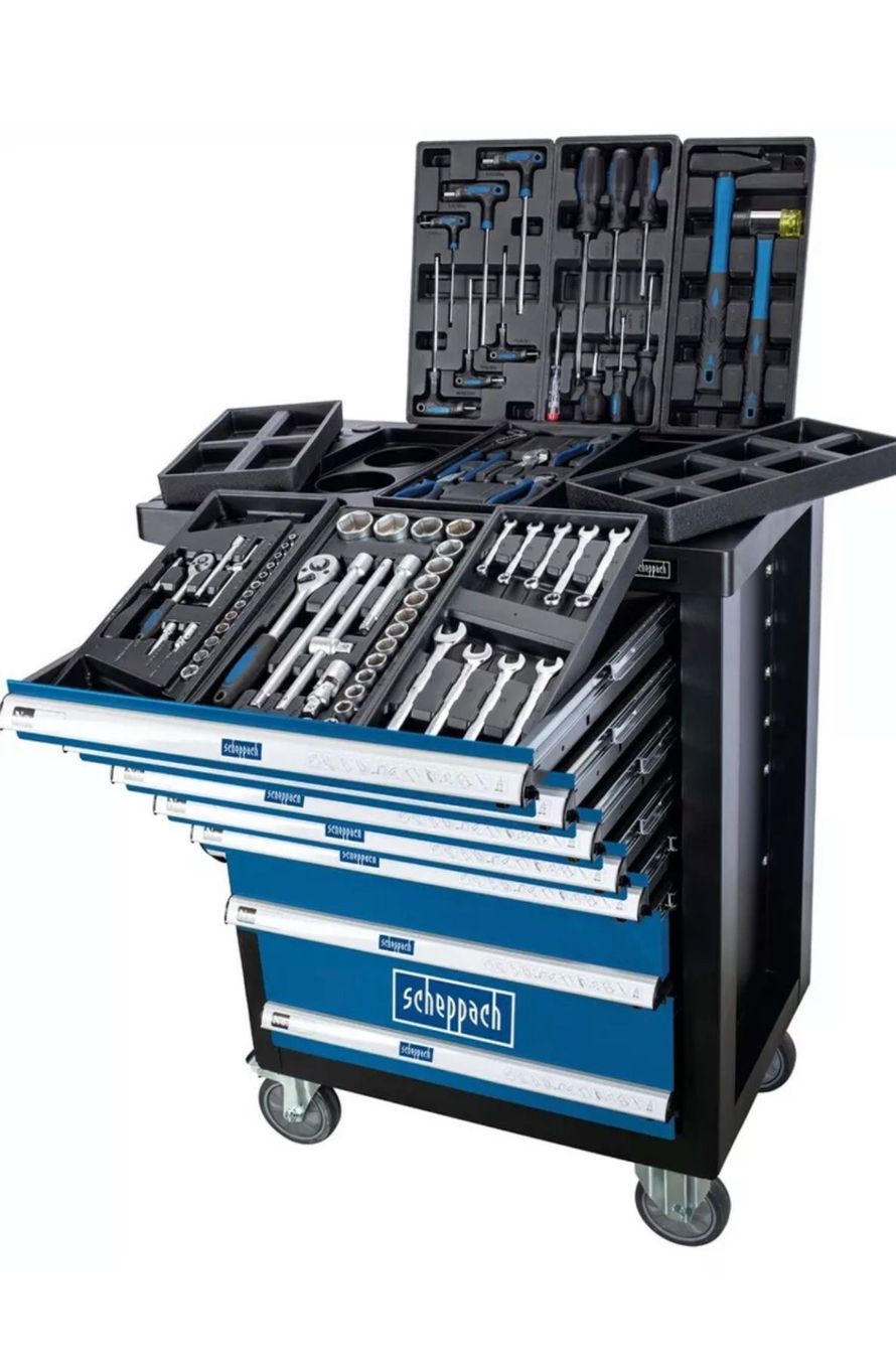 Scheppach Tutti gli attrezzi: +Scheppach TW1100 Werkstattwagen bestückt – Nuovo e nell'imballaggio originale da Amriswil venduto da JaJa-Express