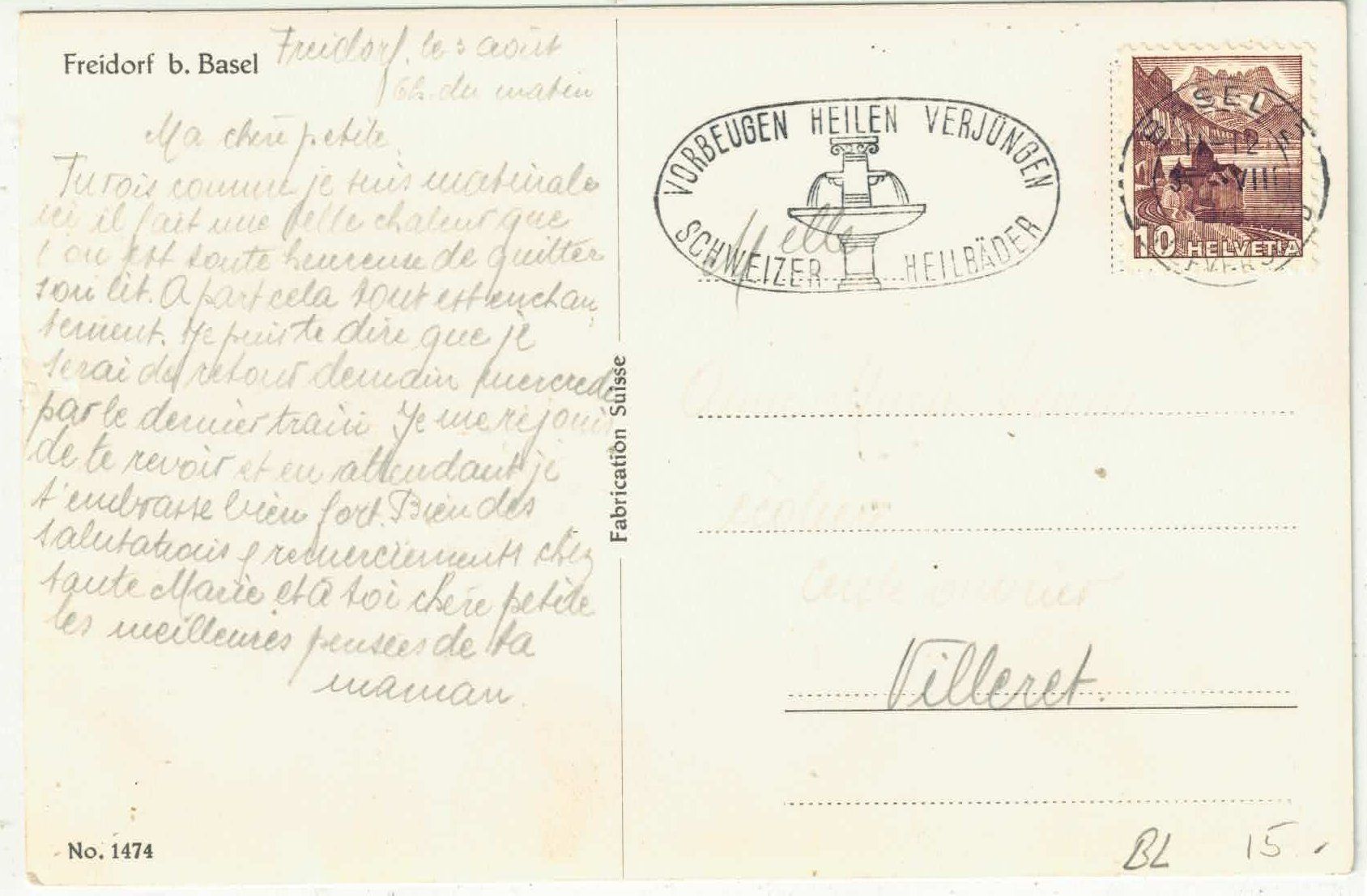 Cartes postales: Muttenz - Freidorf bei Basel – D'occasion à Ettingen par Kartenplanet 1