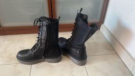 Stiefel Damen, schwarz, Grösse 38, gebraucht, guter Zustand
