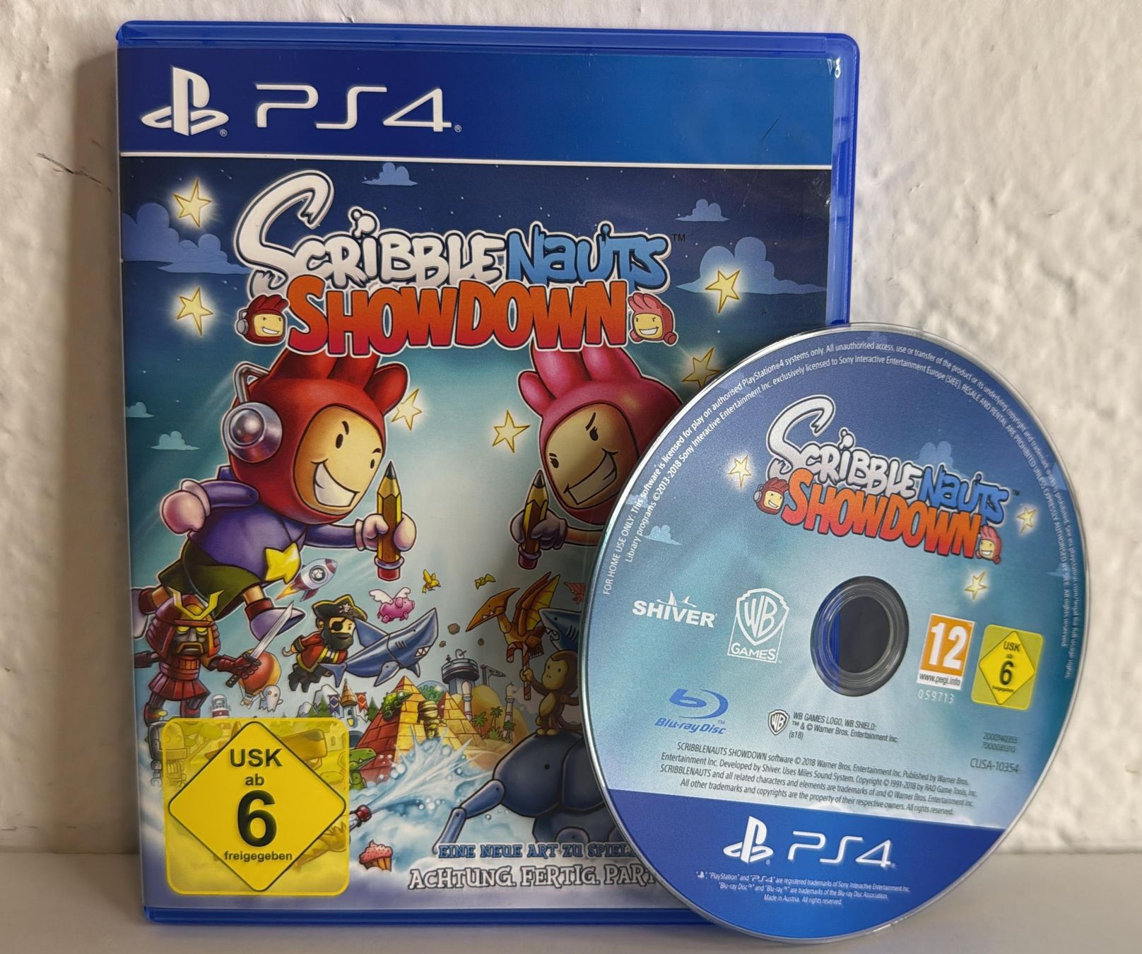 Giochi: Scribblenauts Showdown PS4 Spiel mit Hülle  – Usato da Ehrendingen venduto da lax21