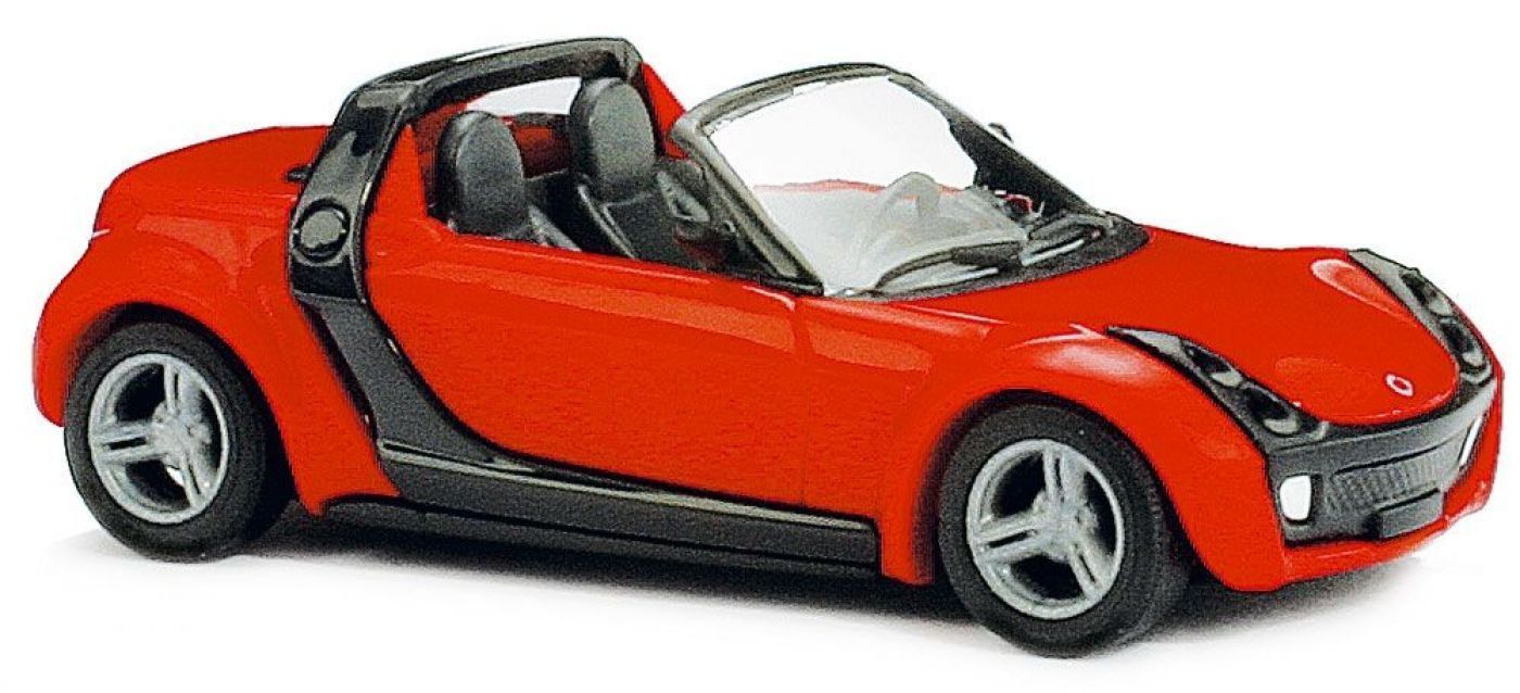 Busch Modellini d'auto: Busch 49300 Smart Roadster MST 1:87 – Nuovo e nell'imballaggio originale da Derendingen venduto da Benfis