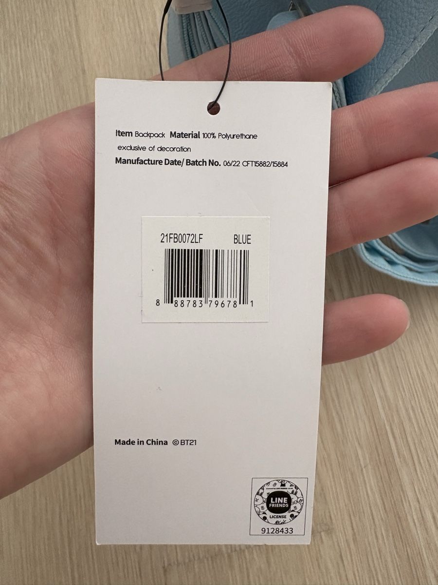 Zaini: BT21 Rucksack / NEU UNGEBRAUCHT – Nuovo e nell'imballaggio originale da Uhwiesen venduto da Giu.13 3