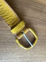 Trendiger Ledergürtel von Wanhead Jeans in Gelb, Top!