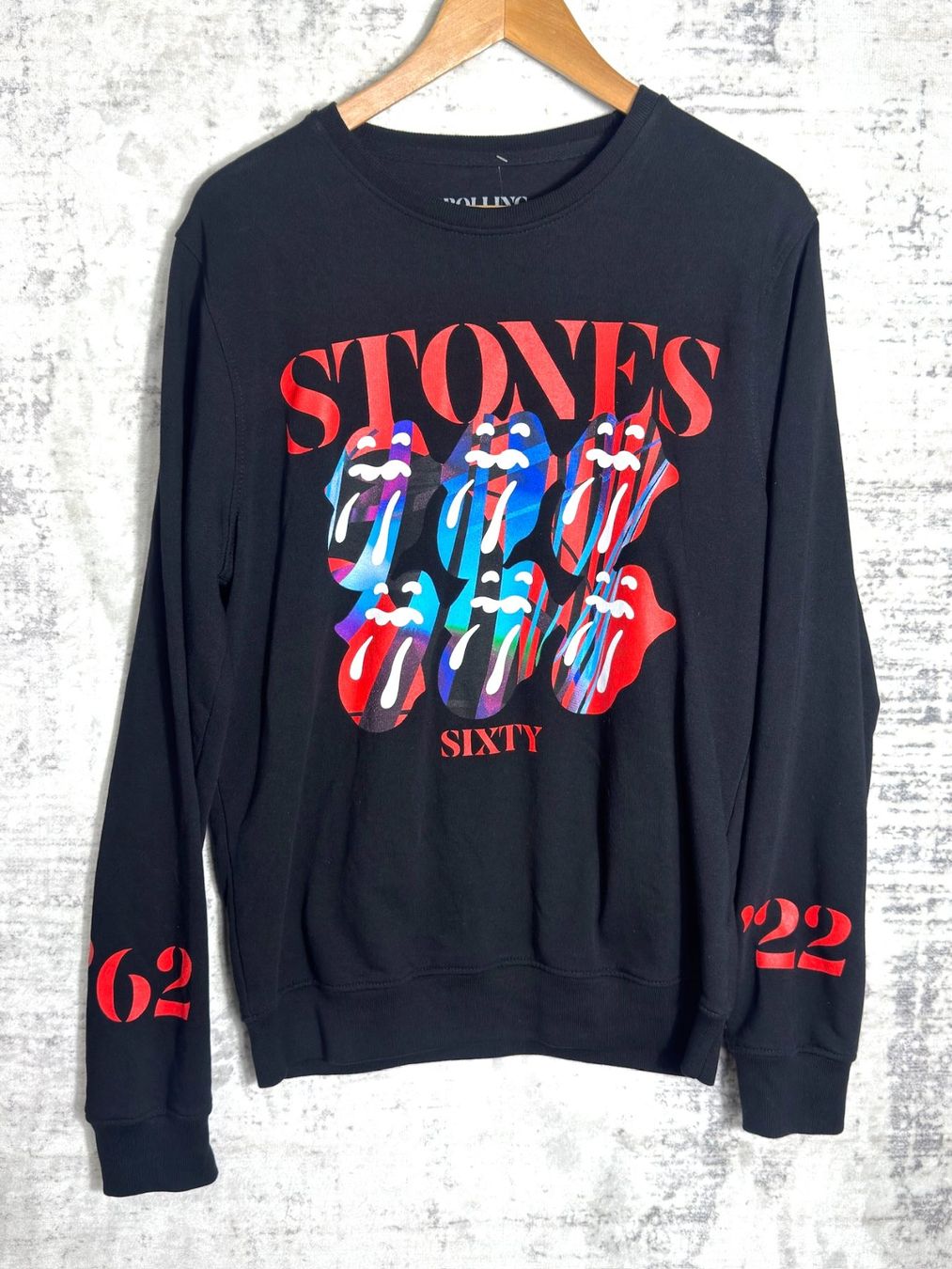 Pullover & Sweatshirts: ROLLING STONES "SIXTY" SWEATSHIRT Sz: M – Gebraucht aus Cortaillod von Stay_Alive_vintage