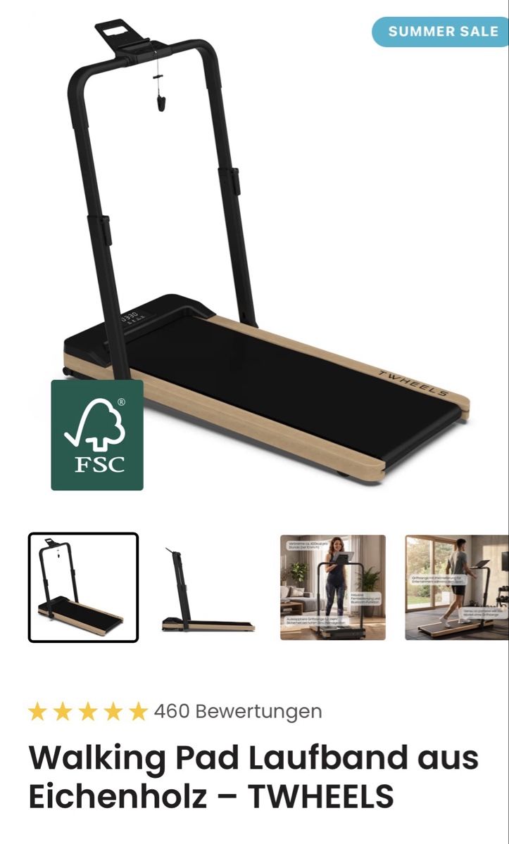 Hometrainer: Laufband Twheels – Usato da Mamishaus venduto da Angela_M