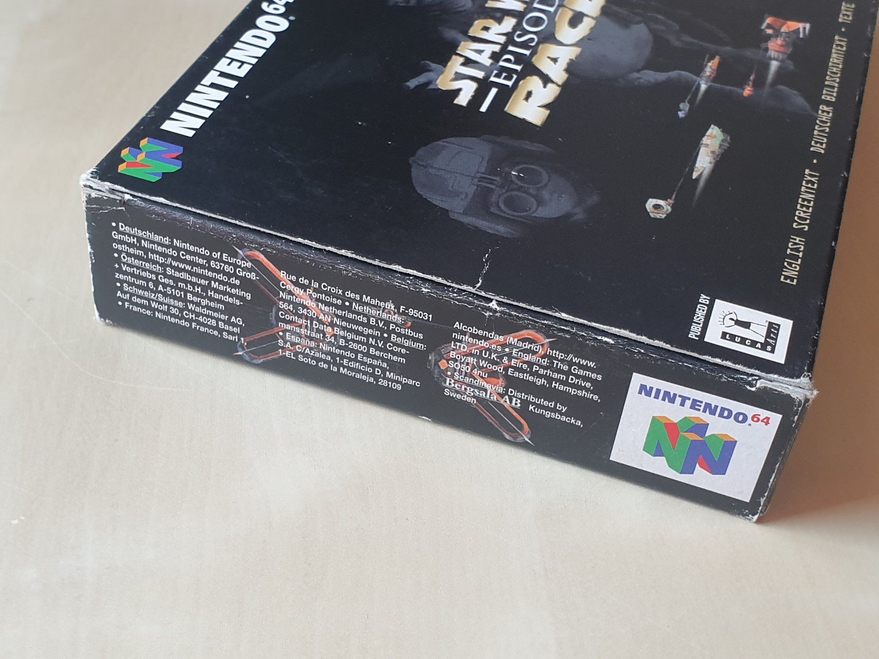 Nintendo Giochi: Star Wars Episode I Racer – Usato da Stansstad venduto da collectorsshop 2