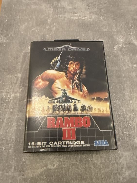 RAMBO III SEGA MEGADRIVE (MD) PAL-EURO (SANS NOTICE - WITHOUT
