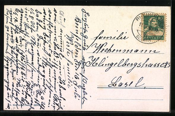 Cartoline postali: Rheinfelden, Sanatorium aus der Vogelsch – Usato da Berlin venduto da bartko-reher 1