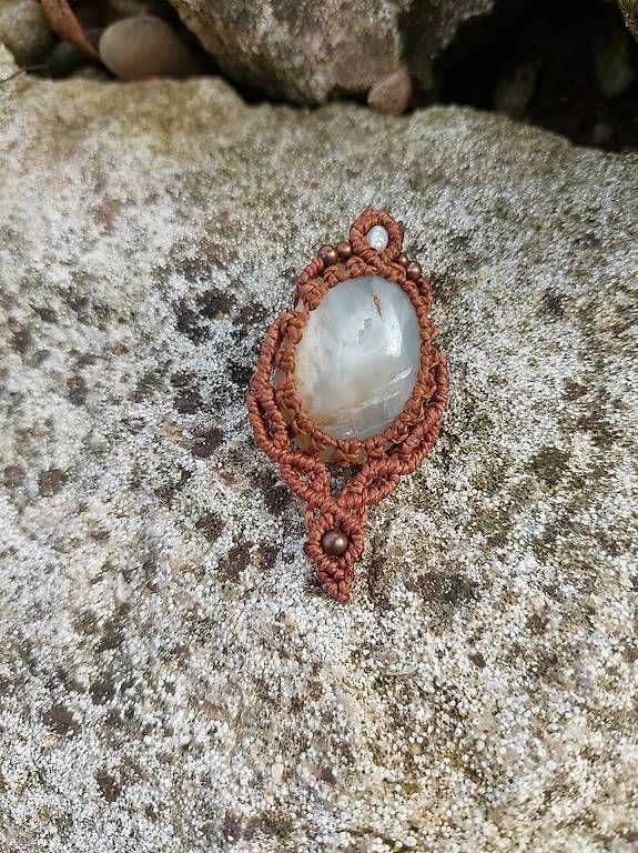 Anhänger: Makramee Schmuck Anhänger (Set) 2 – Gebraucht aus Muttenz von Isi844 3